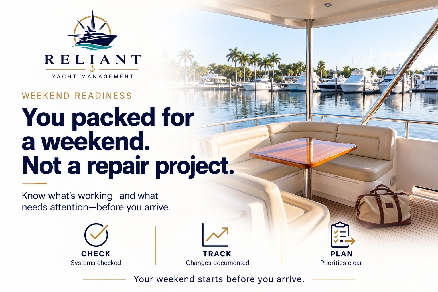 Yacht Readiness: Weekly and Monthly Checks That Prevent Weekend Surprises